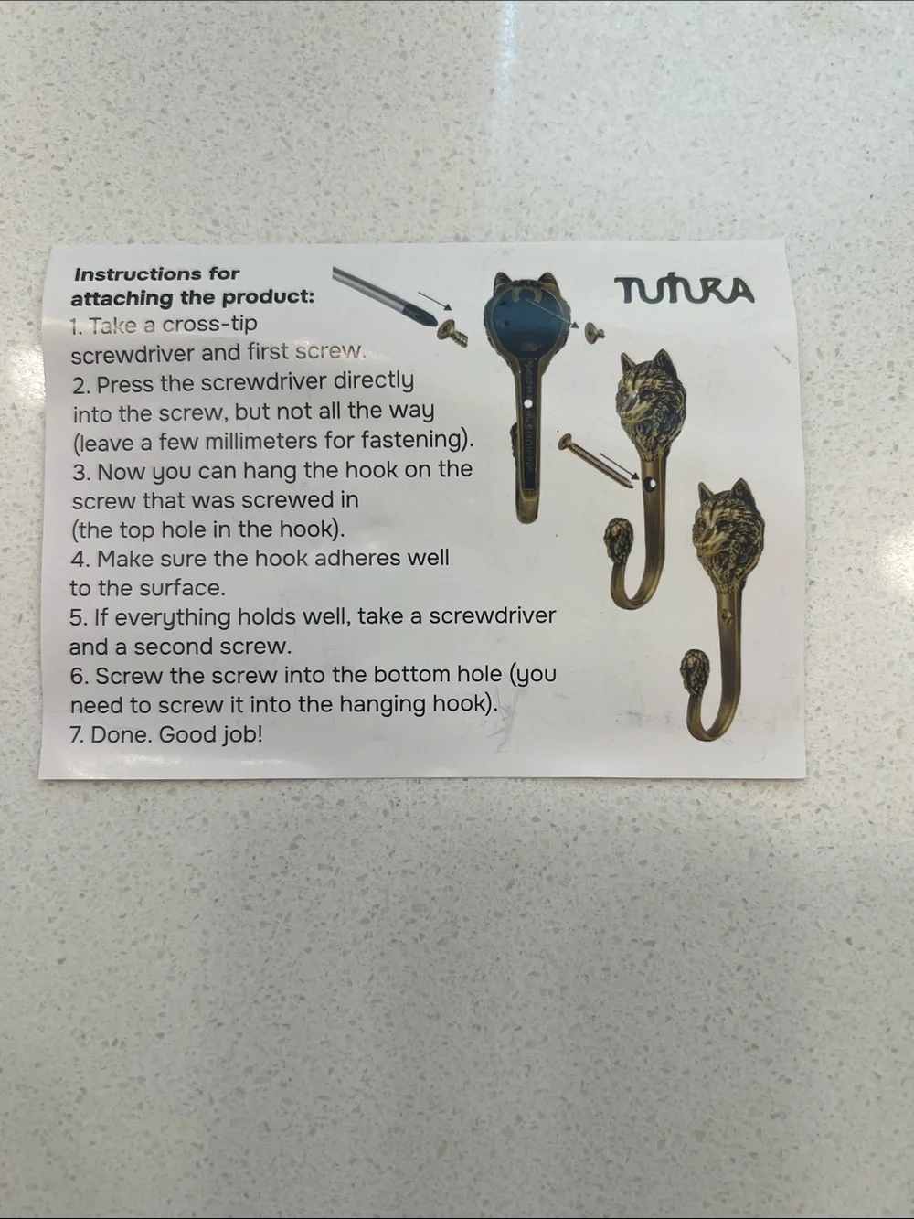 NWT TUTURA LUTSS Forest Hare Handmade Brass Wall Hook
